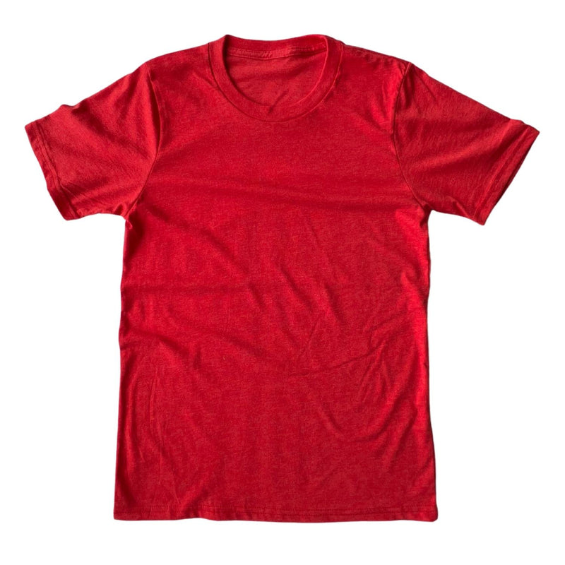 Cotton Blend Every Day T-Shirt ( Red )