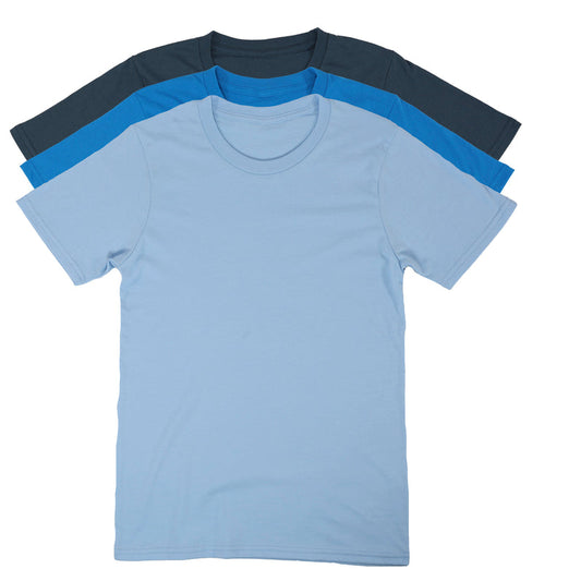 Basic Cotton T-Shirt Blue Pack