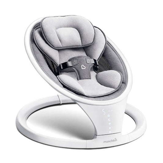 Bluetooth Enabled Lightweight Baby Swing with Natural Sway in 5 Speeds and Remote Control