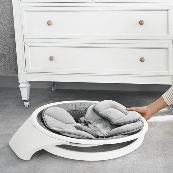 Bluetooth Enabled Lightweight Baby Swing with Natural Sway in 5 Speeds and Remote Control